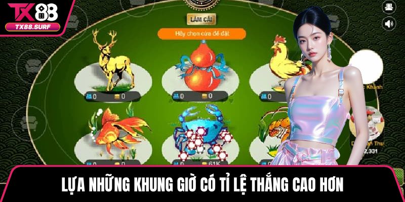 Lựa những khung giờ có tỉ lệ thắng cao hơn